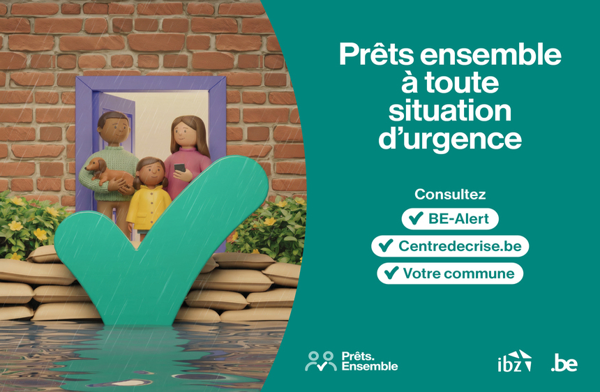 Prêts. Ensemble à toute situation d’urgence : la nouvelle campagne du Centre de crise national